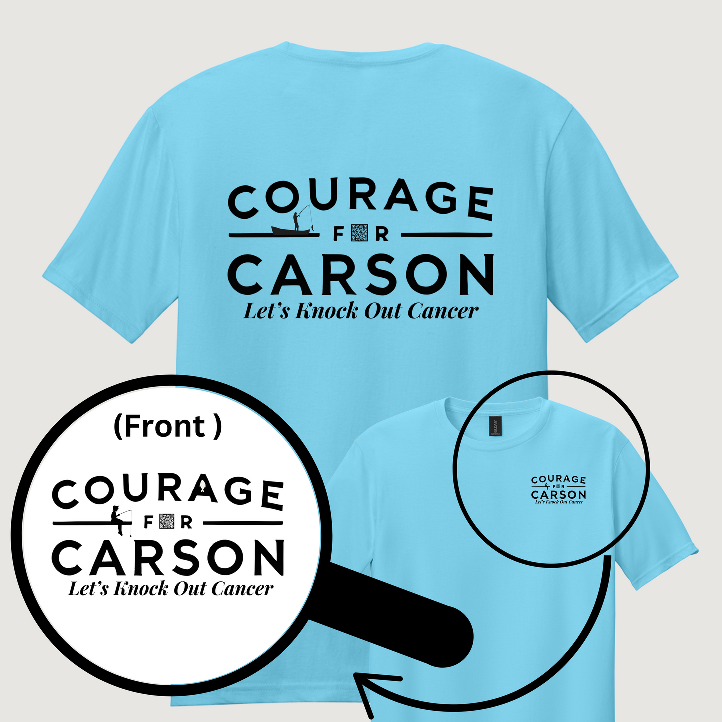 Adult Short Sleeve Tee - Fishing Logo