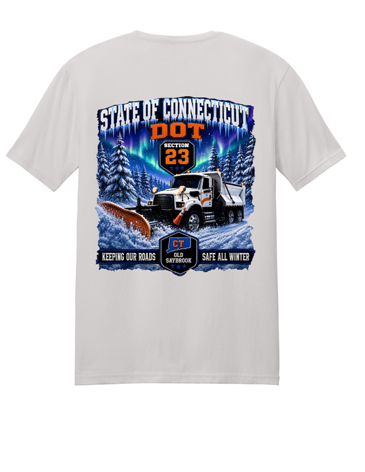 SNOW CREW Unisex Short Sleeve Tee Cotton/Poly Blend
