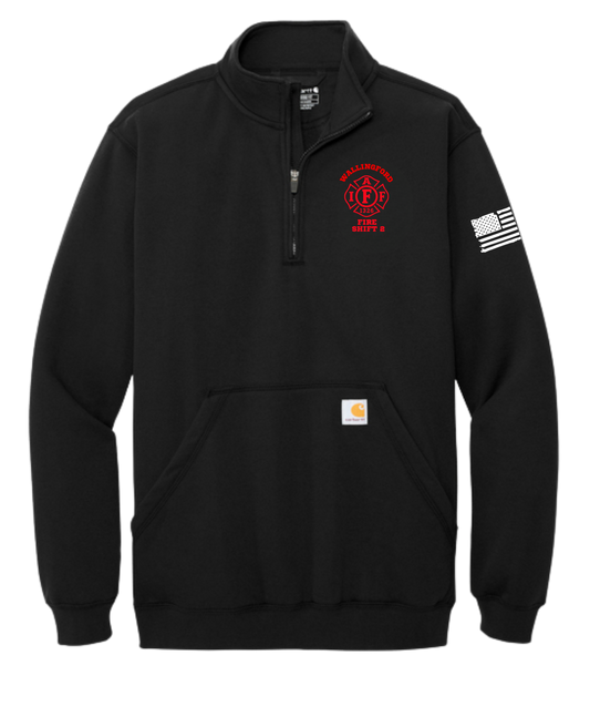 Carhartt® Midweight 1/4-Zip Mock Neck Sweatshirt