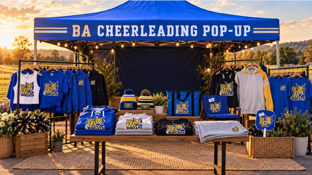 Bacon Academy Cheerleaders Pop-Up Shop