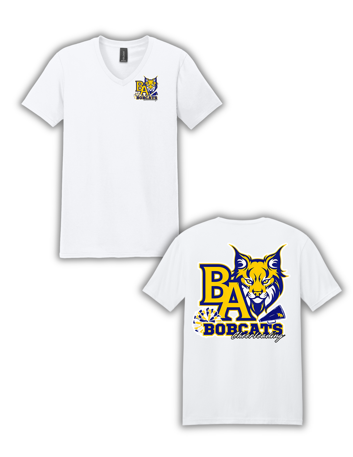 Adult Unisex Tee-  BA Cheer Logo