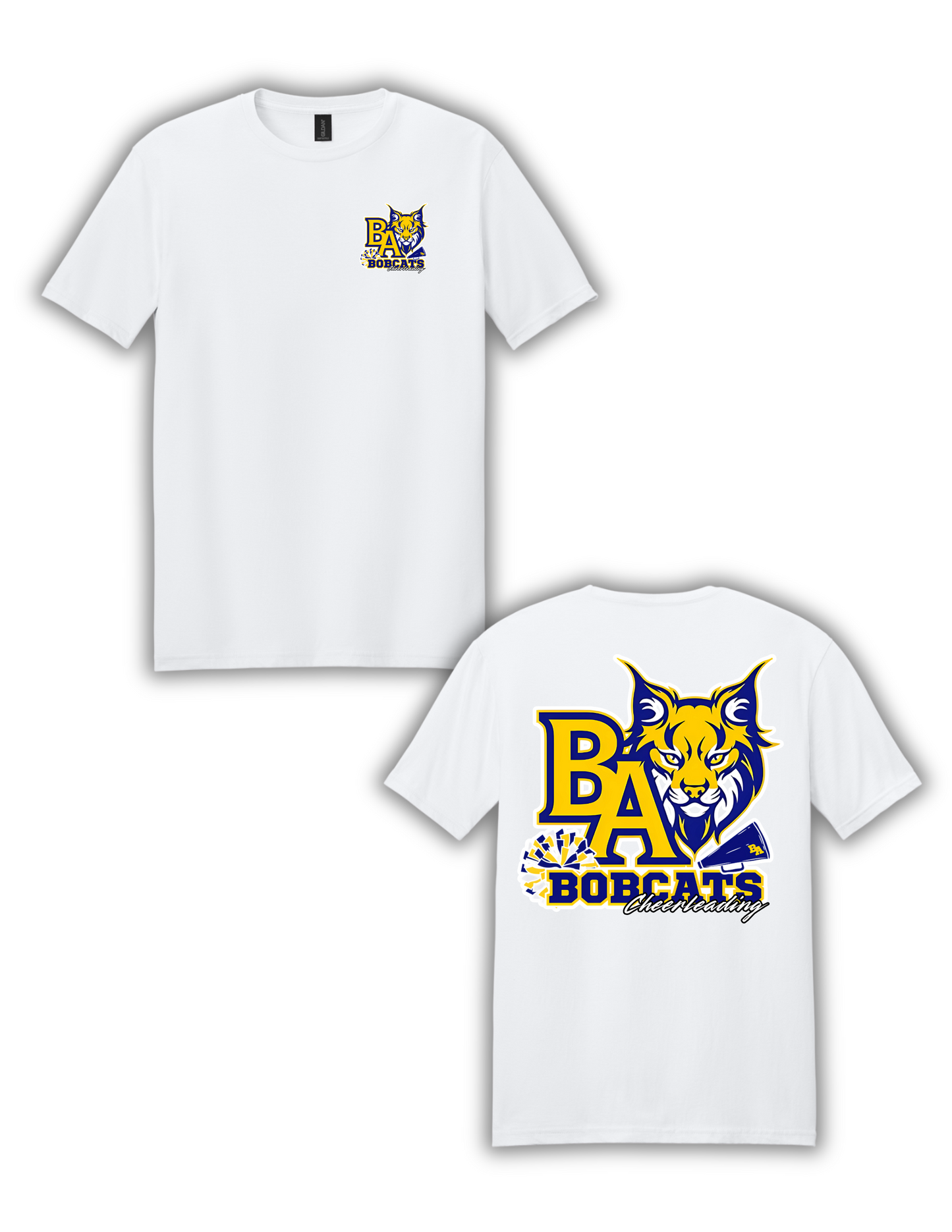 Adult Unisex Tee-  BA Cheer Logo