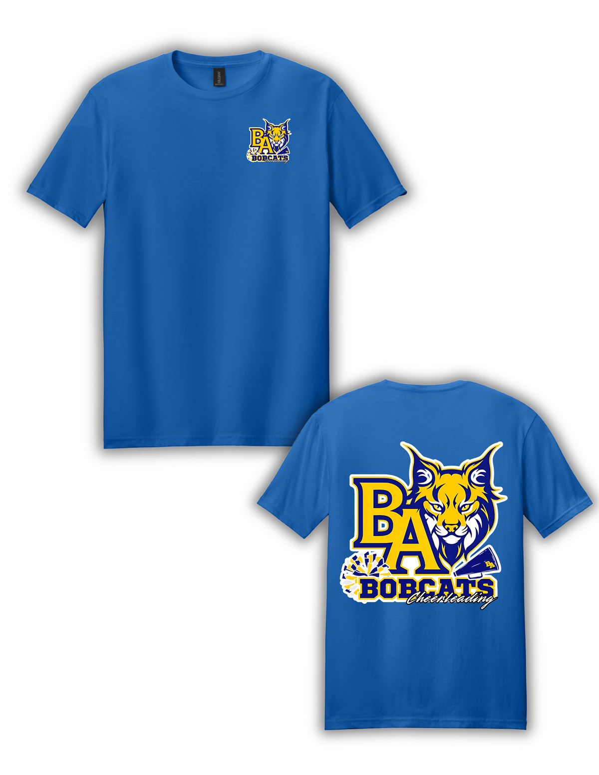 Adult Unisex Tee-  BA Cheer Logo
