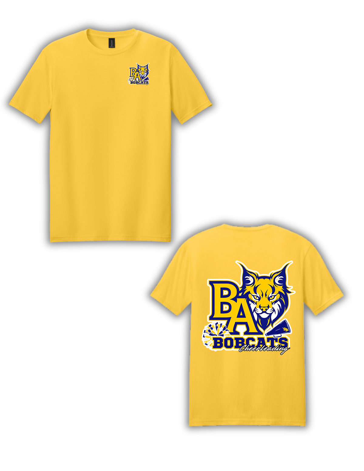 Adult Unisex Tee-  BA Cheer Logo