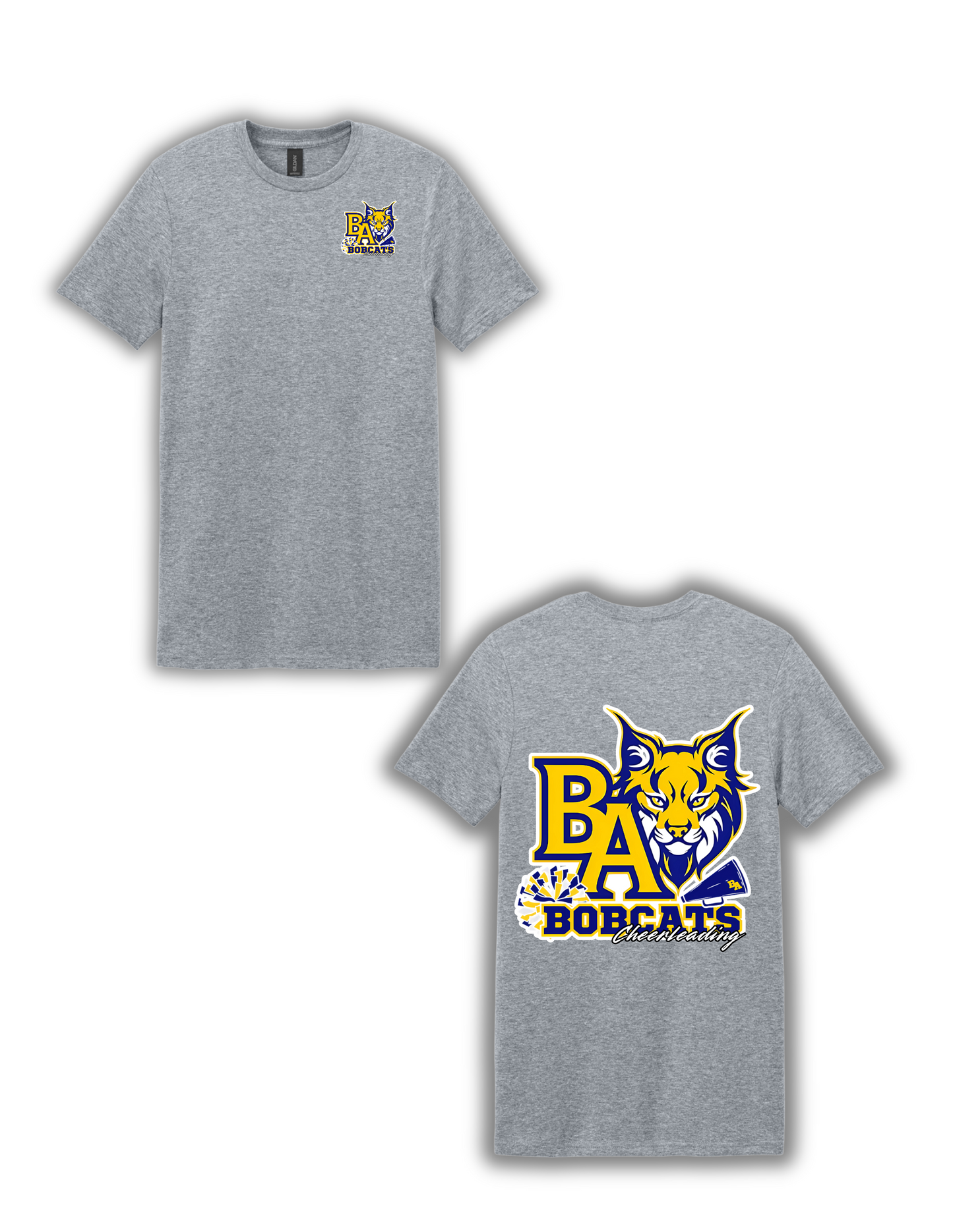 Adult Unisex Tee-  BA Cheer Logo