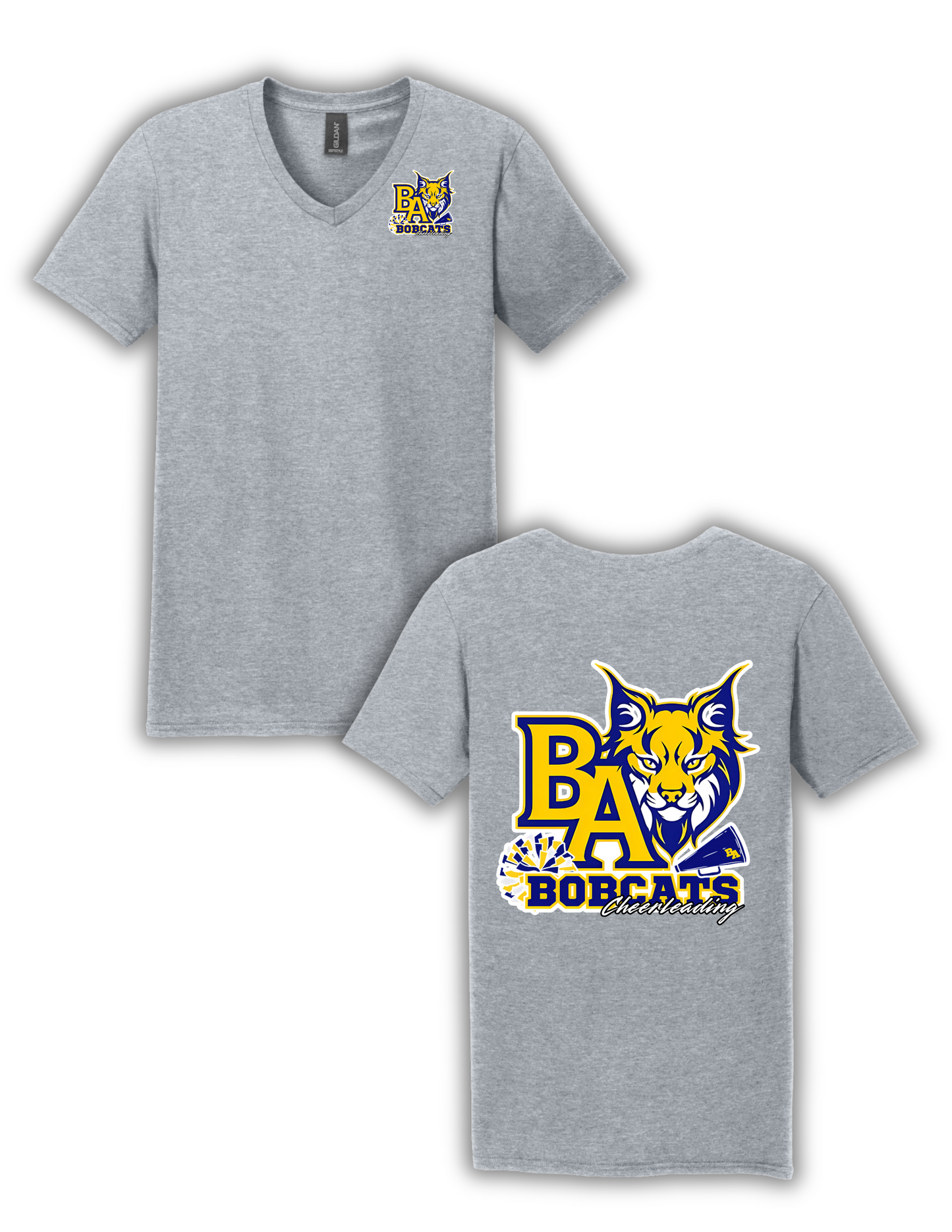 Adult Unisex Tee-  BA Cheer Logo