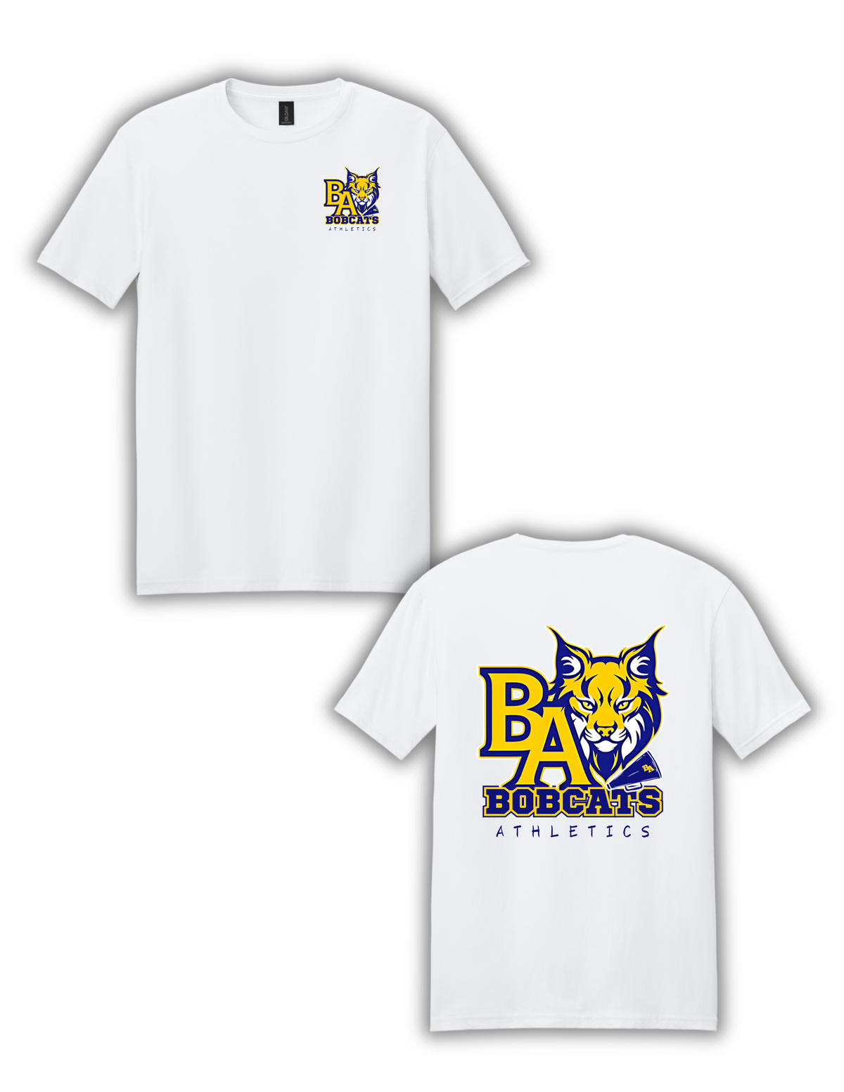 Adult Unisex Tee-  BA Athletics/Megaphone Logo