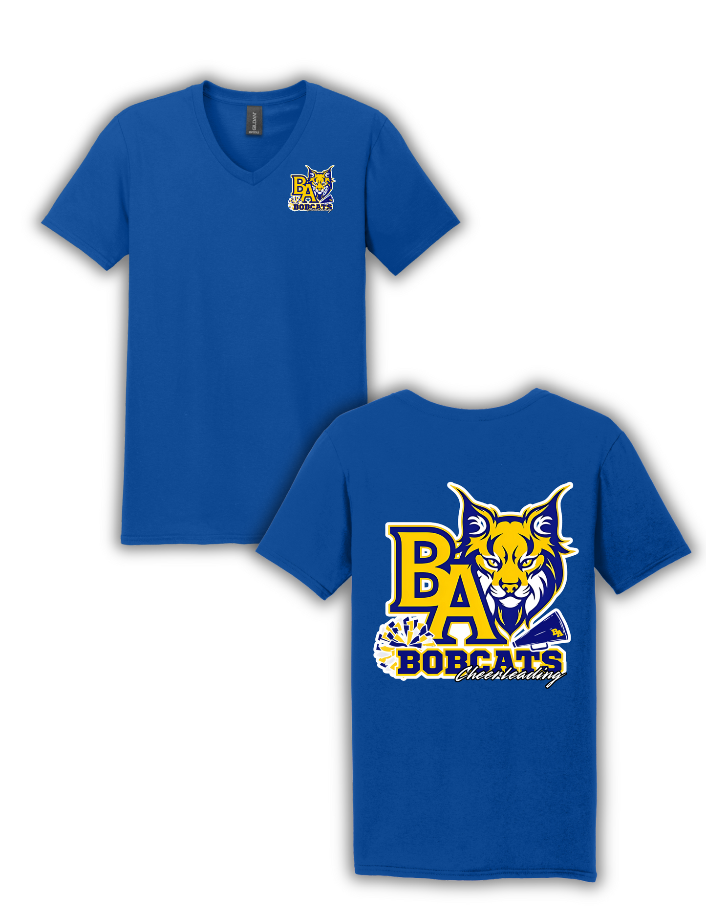 Adult Unisex Tee-  BA Cheer Logo
