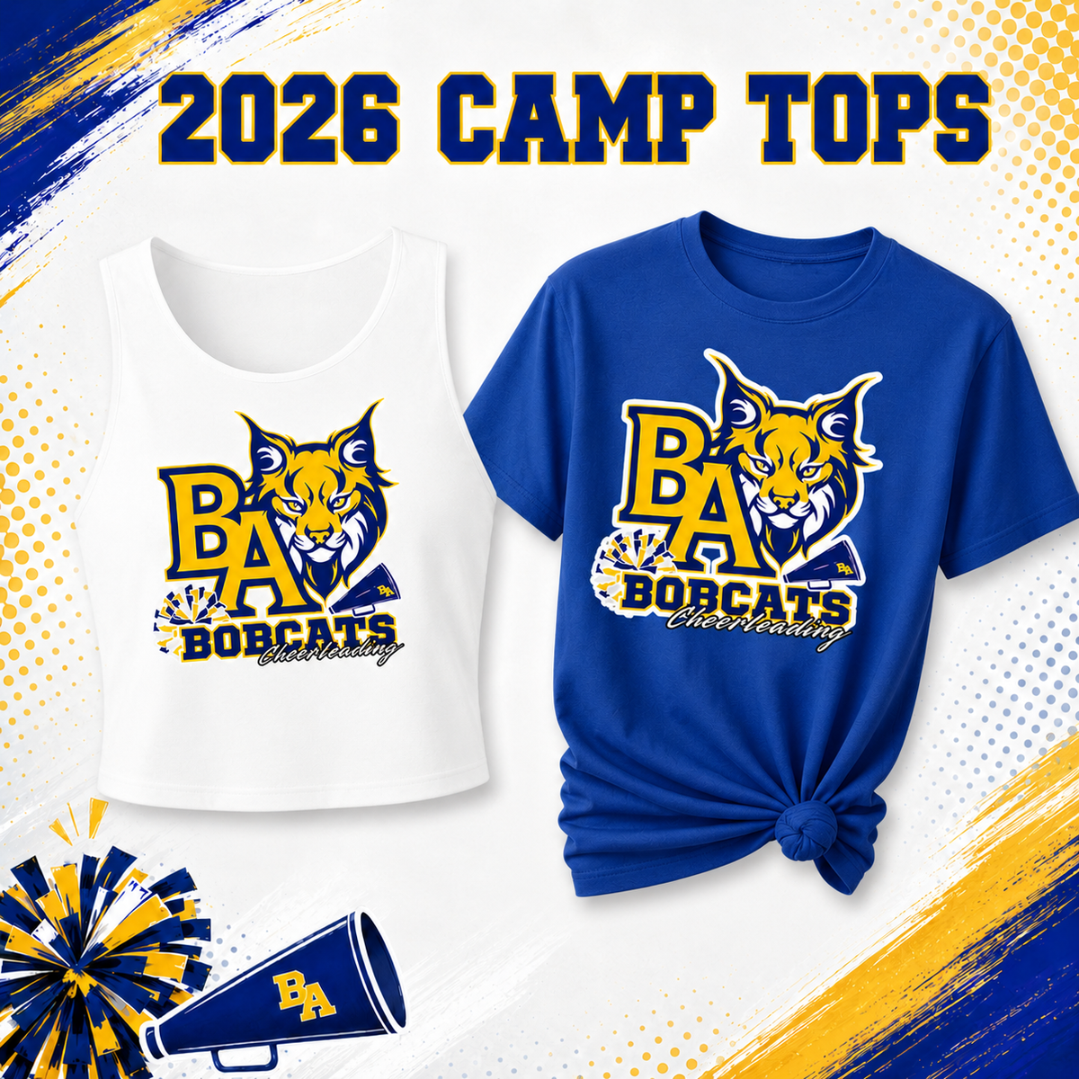 2026 CHEER CAMP TANK & TEE BUNDLE