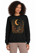 Spooky Cabin Sponge Fleece Crewneck