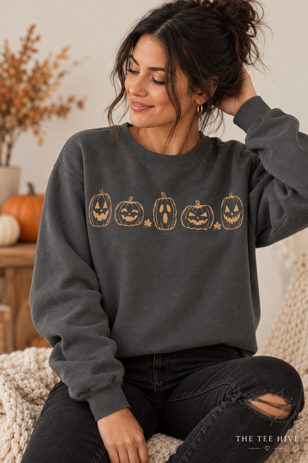 Pumpkin Crewneck Sweatshirt