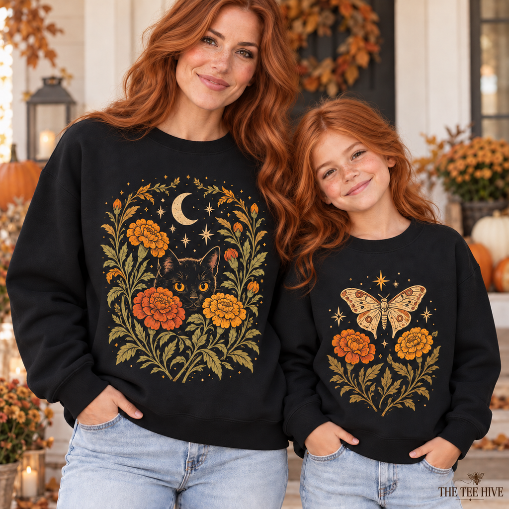 Botanical Cozy Sponge Fleece Crewneck