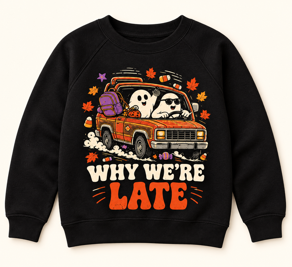 Carpool Chaos Cozy Sponge Fleece Crewneck