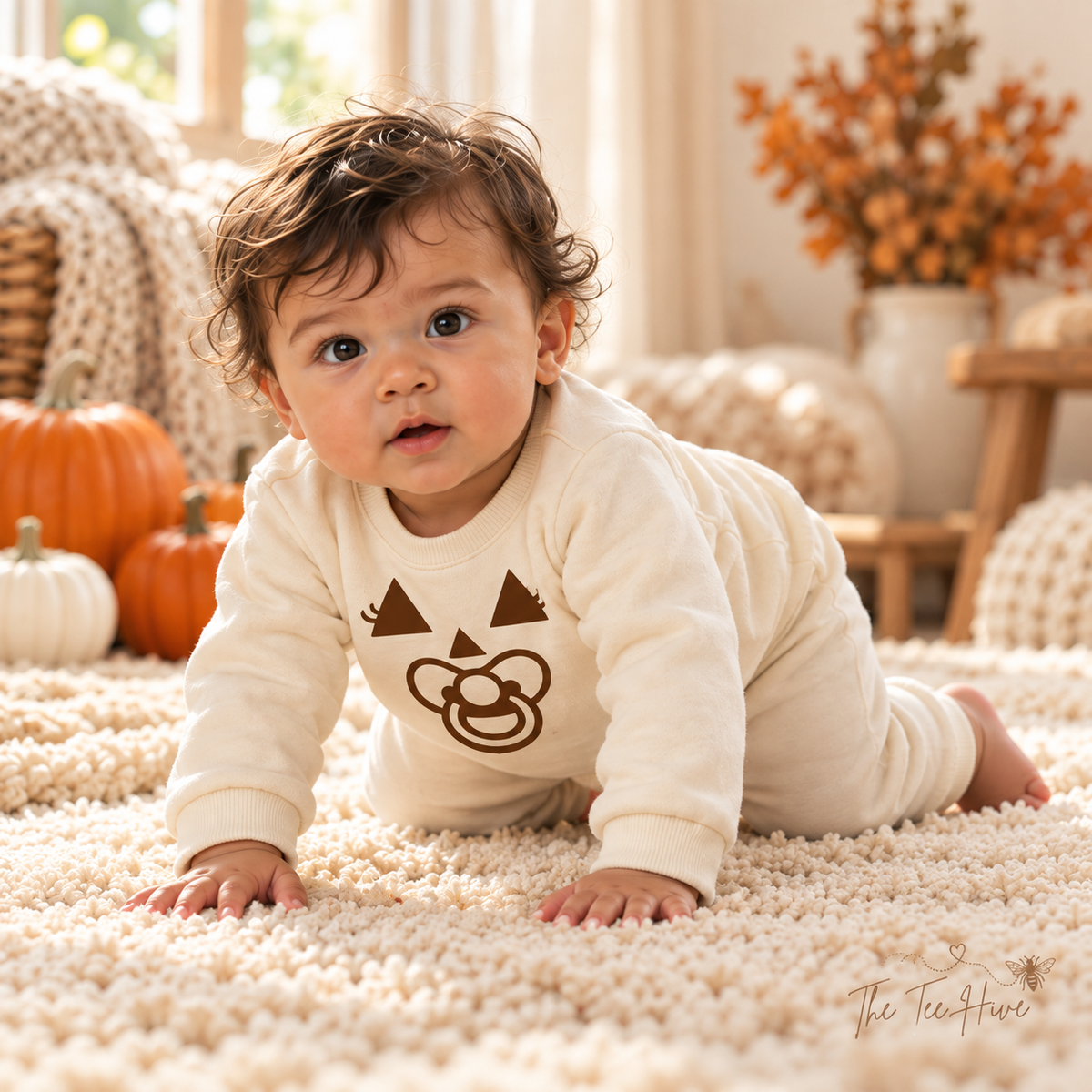 Little Pumpkin Binky Sweat Set Infant/Toddler