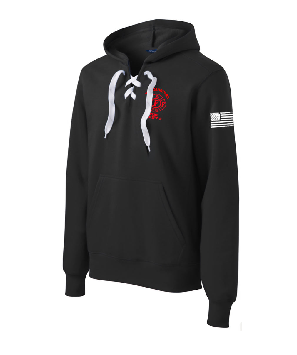 Sport tek Lace Up Hoodie