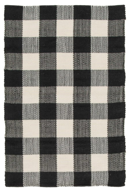 Layering rug for under entry mat