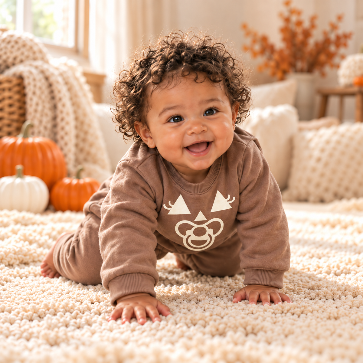 Little Pumpkin Binky Sweat Set Infant/Toddler