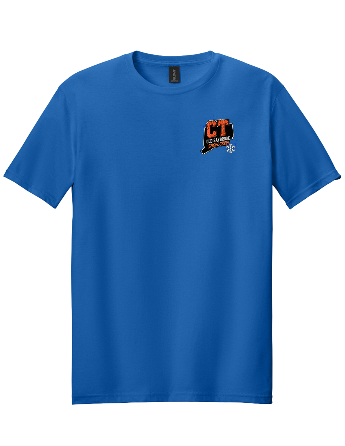 SNOW CREW Unisex Short Sleeve Tee Cotton/Poly Blend