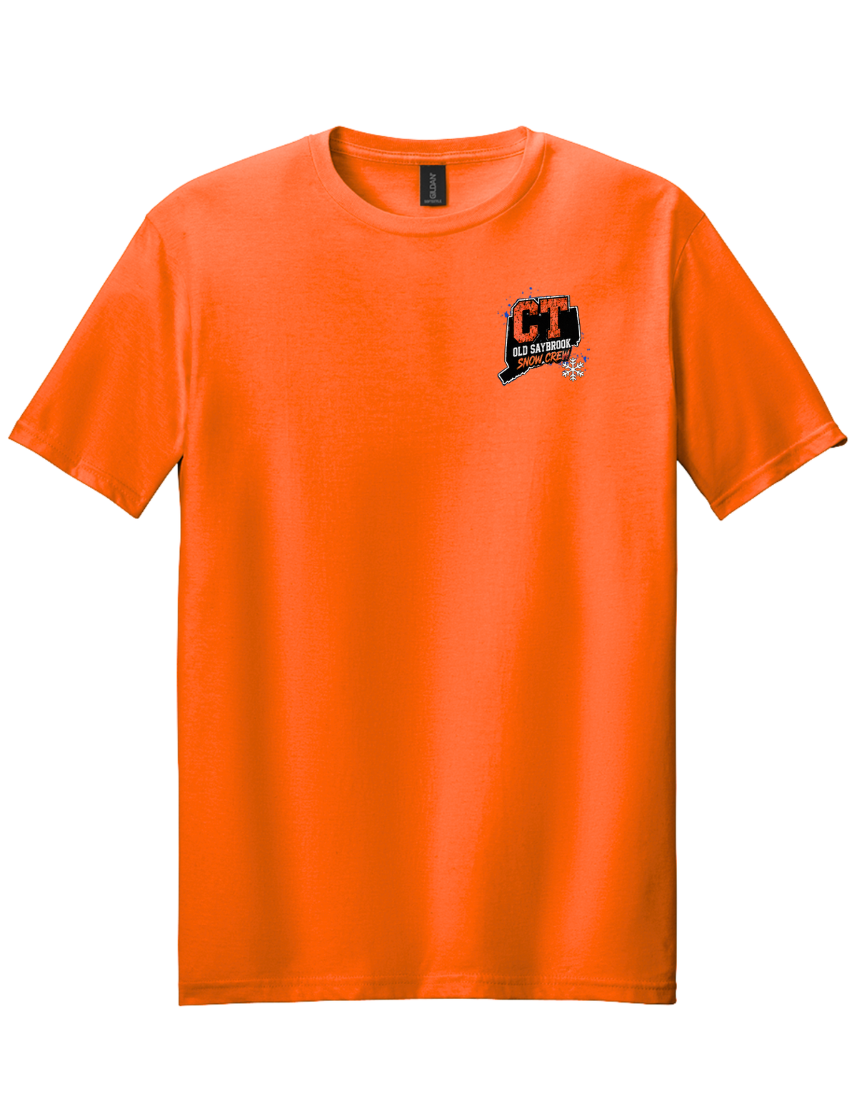 SNOW CREW Unisex Short Sleeve Tee Cotton/Poly Blend