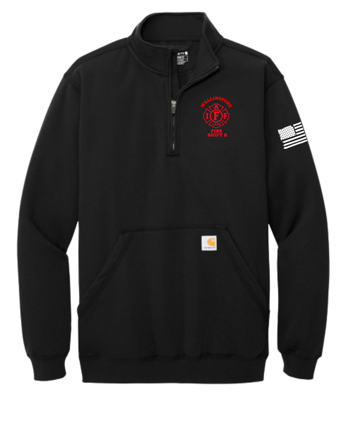 Carhartt® Midweight 1/4-Zip Mock Neck Sweatshirt