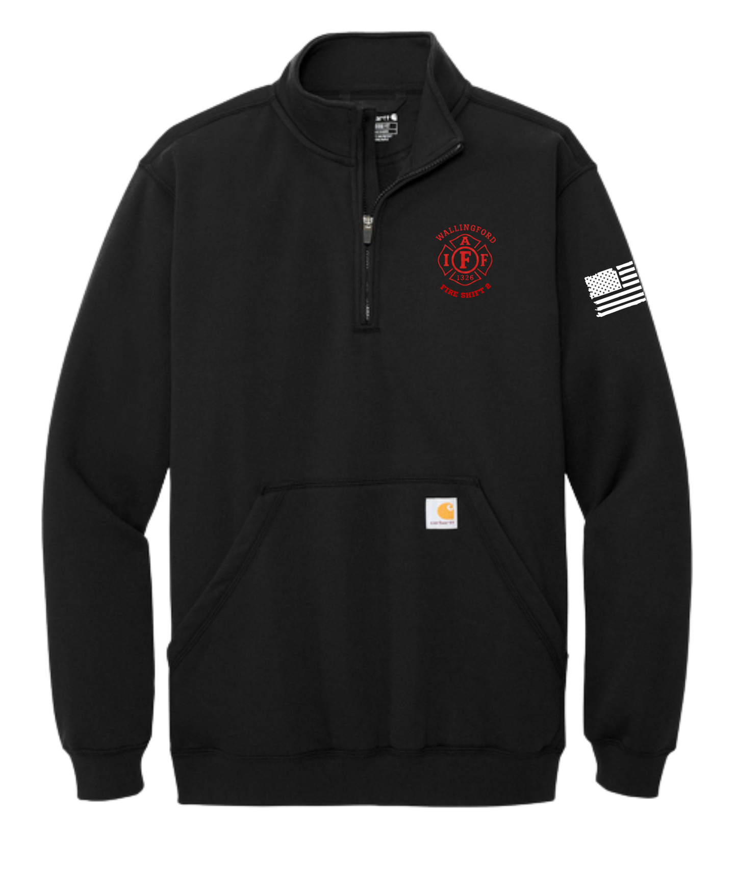 Carhartt® Midweight 1/4-Zip Mock Neck Sweatshirt