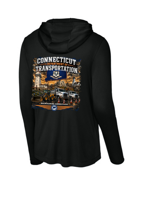 Performance long sleeve hooded tee