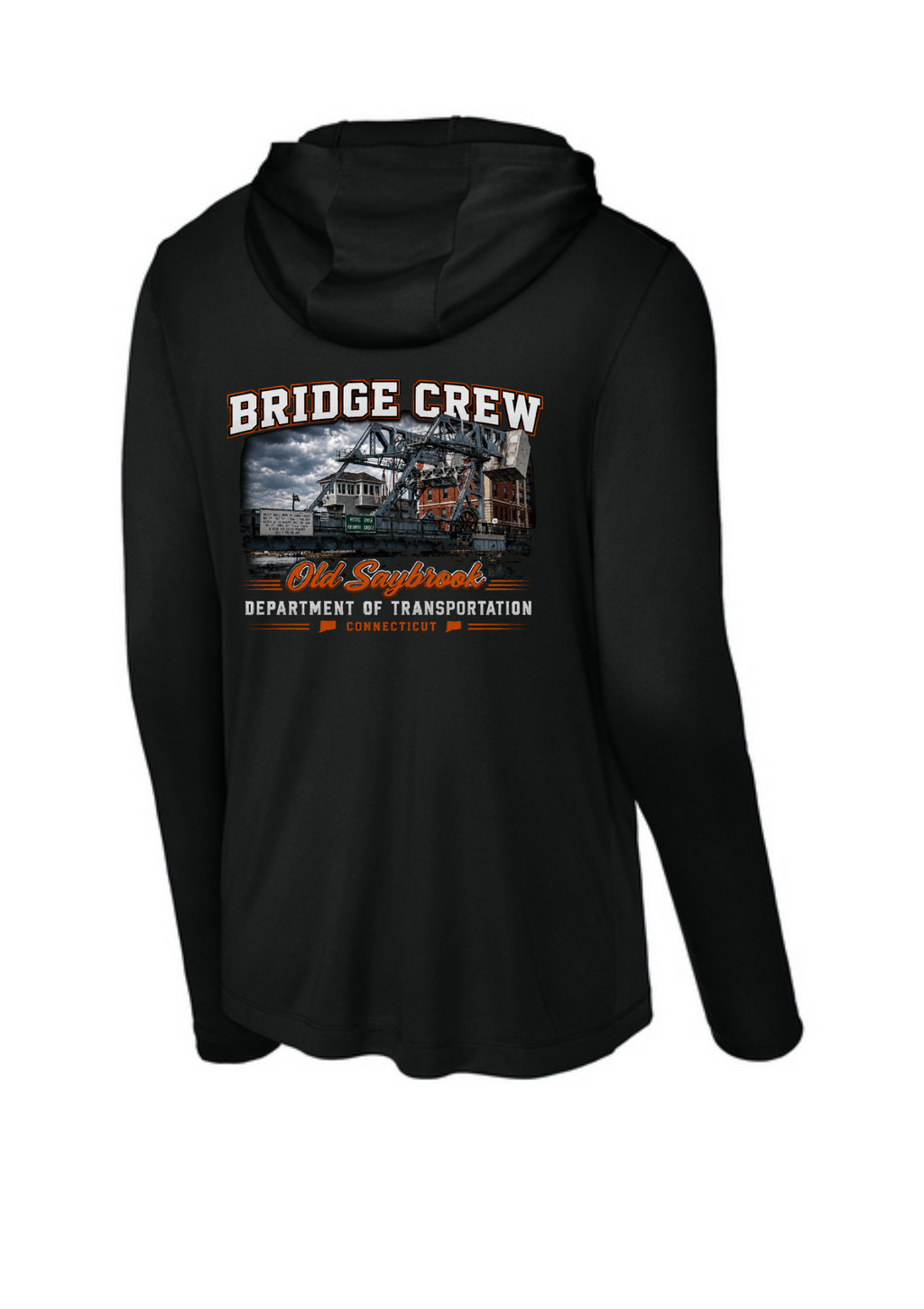 Performance long sleeve hooded tee