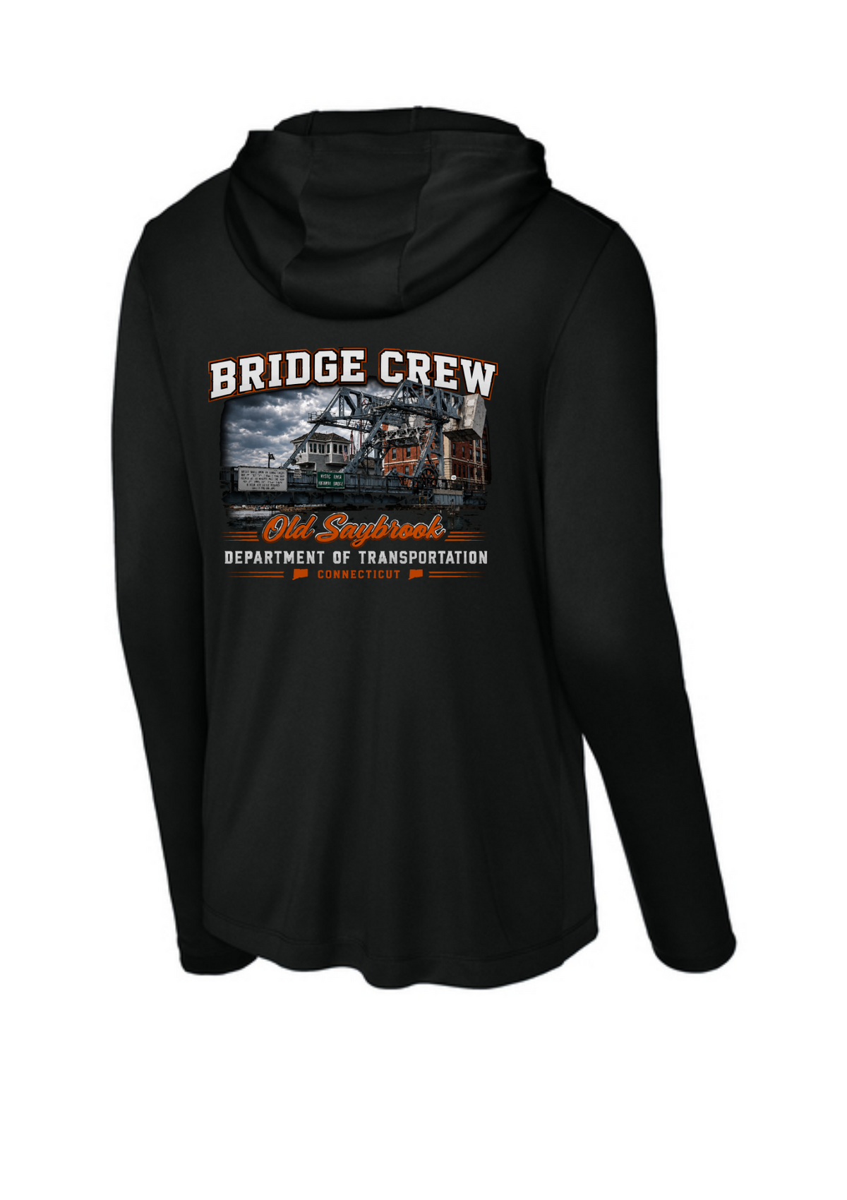Performance long sleeve hooded tee